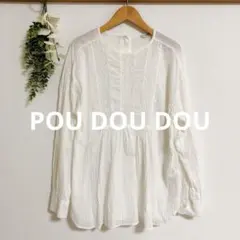 【美品】POU DOU DOUプードゥドゥ / レース　ブラウス　シャツのサムネイル