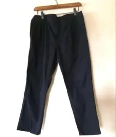 無印良品ネイビー薄手 テーパードパンツ ❋サイズ67