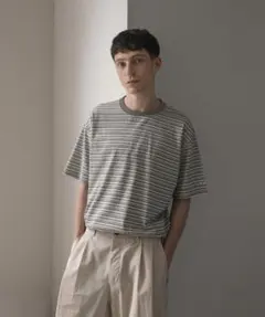 ANOTHER OFFICE Zephyr Stripe S/S L.K 01のサムネイル