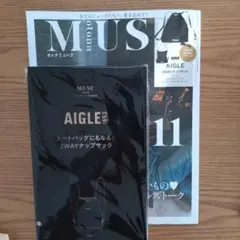 オトナミューズ11月号付録☆AIGLEナップサック