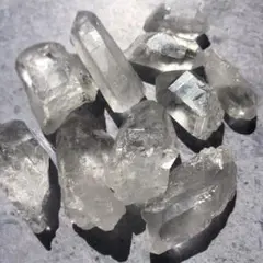 【数量限定！虹入り！最強浄化】天然石　水晶　ポイント　原石　セット