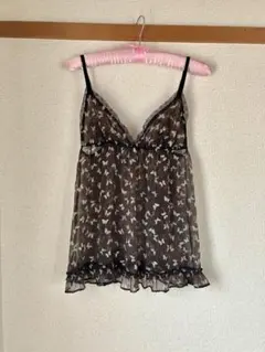 蝶柄シフォンキャミ＊Itimi hooked shuryのサムネイル