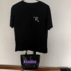 R-LONDON T シャツ黒+トートバッグのサムネイル