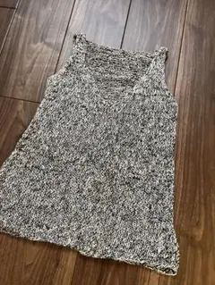 ニットベスト ノースリーブ Vネック