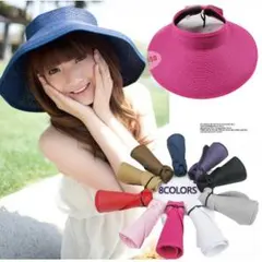 【新品】サンバイザー UV/サンバイザー 人気 サンバイザー レディース