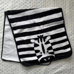 【新品未使用】Hotmanゼブラ柄ハンドタオル(白黒ボーダー)