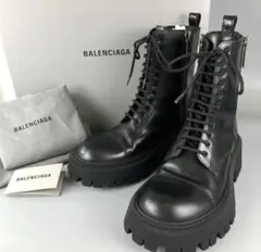 ◆美品 BALENCIAGA TRACTOR 617420 レザー ブーツ/36のサムネイル