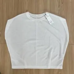 新品　GU ループヤーンウエストタックT M