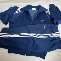 80’s 激レア アディダス トラックジャケット セットアップ デサント