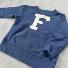 F刺繍 トレーナー
