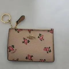 COACH 花柄 パスケース