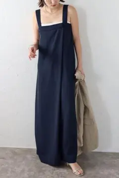 Bonjour Sagan ドレープアシメオールインワン