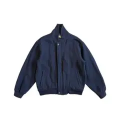 ザ・ノースフェイス 80s ヴィンテージ 短丈 ウールジャケット ネイビー Lのサムネイル