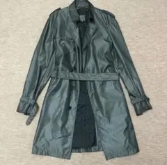 【Calvin Klein】ナイロントレンチコート ブラック ライナー付き