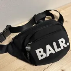 【BALR.バッグ】ボーラー/ボディショルダーバッグ/ウエストポーチ/黒ブラック