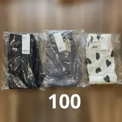 デビロック　どっちも前　10分丈リブパンツ　レギンス　100