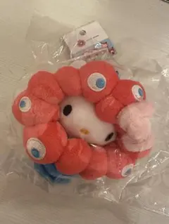 最安値です^ ^ミャクミャク　キーホルダー　ぬいぐるみ　キティ　万博