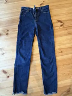 iSKOハイウエストEMOTIONfringeSKINNY2 ブルー
