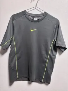 Nike Dri-FIT ナイキ ドライフィットグレー×イエロー Tシャツ S