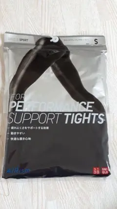 新品未使用　ユニクロ　UVカットパフォーマンスサポートタイツ　エアリズム