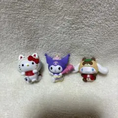 サンリオ ミニフィギュア 3体セット ハローキティ クロミ ポムポム