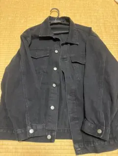 ブラック デニムジャケット