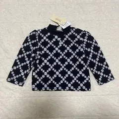 新品未使用タグ付き　ファボン　90cm 長袖トップス　トレーナー　花柄　しまむら