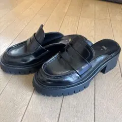 ZARA ザラ　厚底ローファー　スリッポン37
