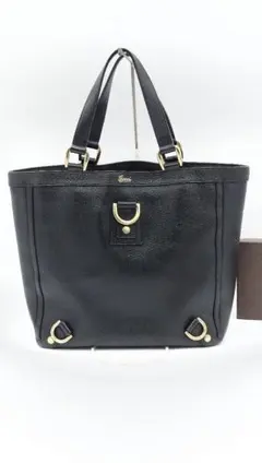 【美品】Gucci 黒 レザー トートバッグ