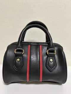 おしゃれ！ミニハンドバッグ ブラック/レッド