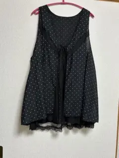 ニコアンド レーストリムリバーシブルベスト