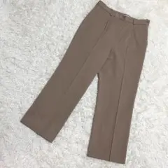 23区✨美品　テーラードパンツ　オンワード樫山　サイドジップ　ベージュ　（46）