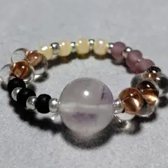 天然石　ビーズリング　783