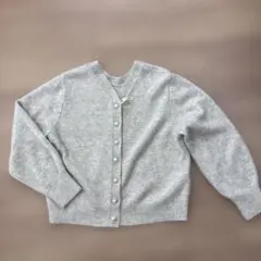 スパンコールヤーン ニットカーディガン