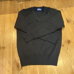 Royal Bencougar 濃紺　Vネックセーター S
