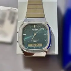 CASIO AQ240 新品 グリーン 海外モデル 新品未使用 - メルカリ