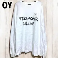 OY TEENAGER DILEMA スウェット トレーナー ホワイト クマ 熊