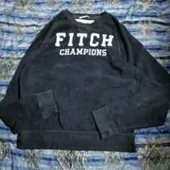 激レア ヴィンテージ アバクロ ダメージ加工 スウェット フリース トレーナー