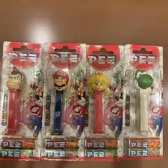 スーパーマリオ PEZディスペンサー 4本セット
