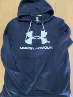 UNDER アンダーアーマー 長袖 パーカーSM(s)レディース ブラック