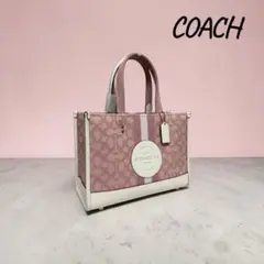 新品COACH コーチC7855 シグネチャー 2WAYバッグ ピンク