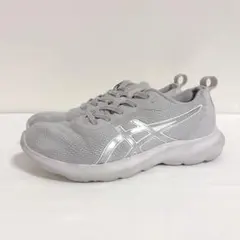 ASICS アシックス　キッズ レーザービーム　スニーカー グレー　23.5