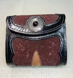 SAMURAI スティングレイ ショートウォレット ハーフウォレット 二つ折財布