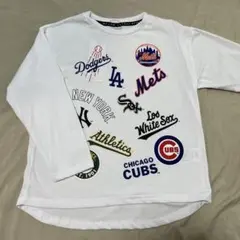 MLB チームロゴ 長袖Tシャツ ロンT 140cm 新品 未使用 ドジャース他