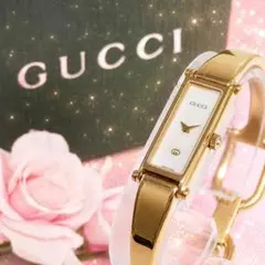 美品【人気・電池新品】GUCCI 1400L GG シェル ピンク ラウンド - メルカリ