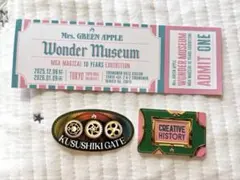 ミセス Wonder Museum 入場特典 チケット ステッカー