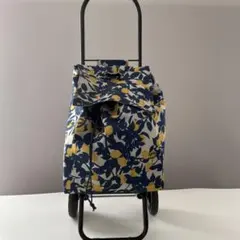 保冷　レモン柄 ショッピングカート キャリーバッグ