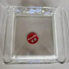 【未使用品】PYREX 耐熱ガラス　 角皿　パイ皿　昭和レトロ