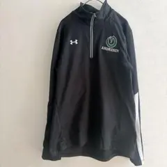 ★UnderArmour ハーフジップ ジャケット ブラック 長袖 人気 運動