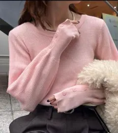 CIAOPANIC TYPY ピンクニット　セーター 長袖